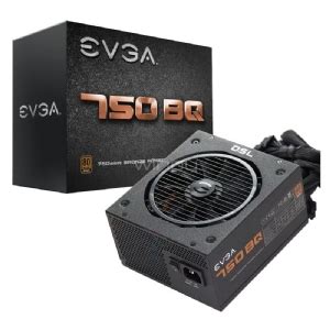 Fuente De Poder EVGA 750 BQ De 750W 110 BQ 0750 V5 Winpy Cl