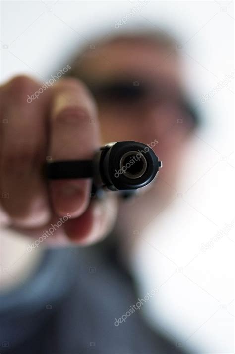 Gun pointed at you — Stock Photo © koi88 #11399590