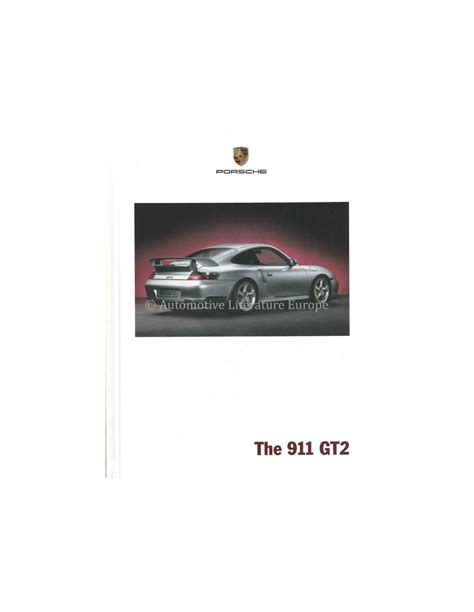 2003 Porsche 911 Gt2 Hardback Brochure English