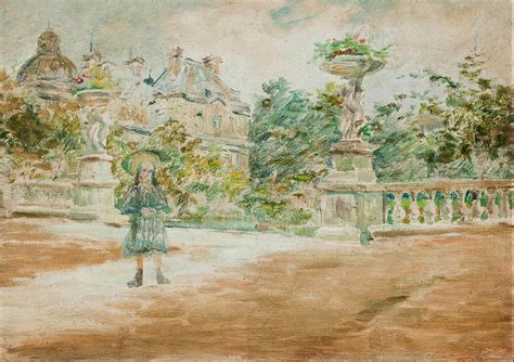 Luxembourg Garden In Paris Painting By Stanis Aw Wyspia Ski Pixels