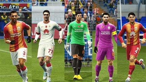 PES 2013 PC Uniformes Galatasaray 2014 2015 Brazilians W Patchs