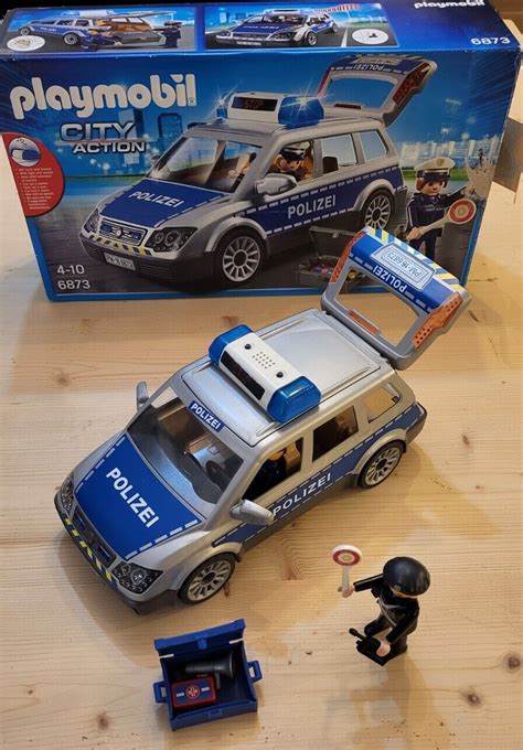 6873 Polizeiauto PLAYMOBIL City Action Mit Licht Und Sound