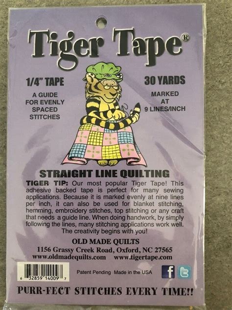 Tiger Tape 9 Marks Inch