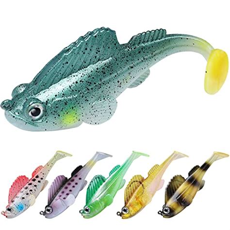 Truscend Pre Rigged Crayfish Soft Lures With Vmc Hook Premium Durable