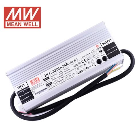 Mean Well 250w To 320w 24v Led Power Supply With Ce Cb Rohs Hlg 320h