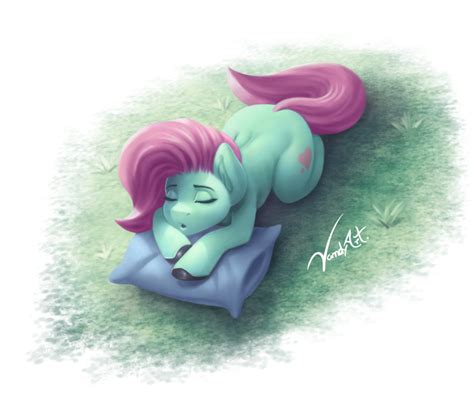 3091556 Safe Artist Vandyart Oc Oc Only Pony Pillow Sleeping