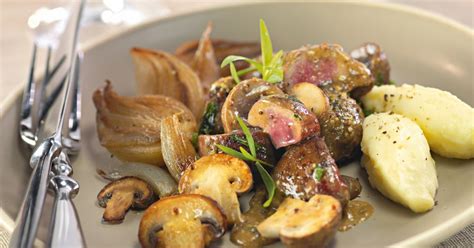 Recette fricassée de rognons de veau à la moutarde de Meaux Marie Claire