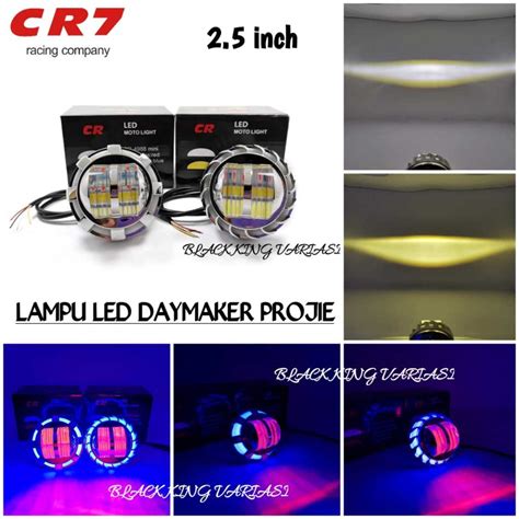 Jual Lampu LED Projie Daymaker Spiral Bulat 2 5 Inch Lampu Projie