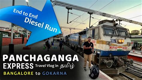 Panchaganga Express Travel Vlog Bangalore To Gokarna Road Indian