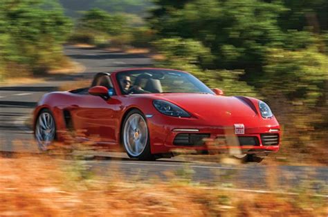 2017 Porsche 718 Boxster Review Test Drive Introduction Autocar India