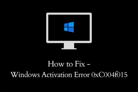 How To Fix Windows Activation Error Xc F