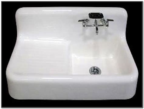 Cast Iron Porcelain Sink - Sink And Faucets : Home Decorating Ideas # ...