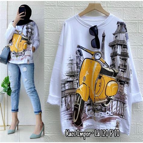 Latest Long Sleeved Vespa T Shirtsoval Womens Tops Newest Womens