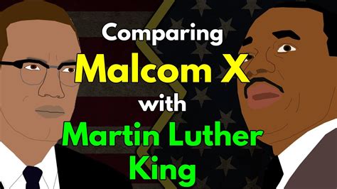 Comparing Malcolm X With Martin Luther King Youtube