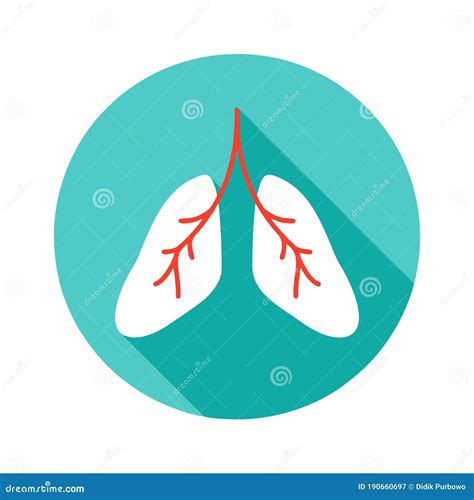 Icona Polmonare Isolata Su Fondo Bianco Dalla Raccolta Di Protezione E