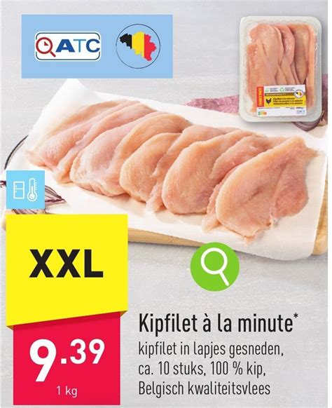 Kipfilet La Minute Promotie Bij Aldi