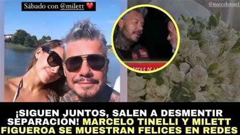 MILETT FIGUEROA Y MARCELO TINELLI SIGUEN JUNTOS FAMOSOS SALEN A