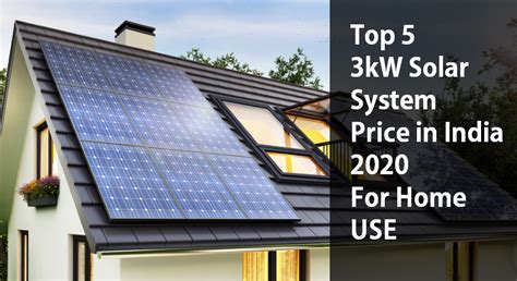 3kw Solar System Price In India 2020 3kw Solar Panel Dailylist