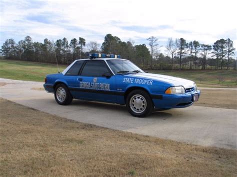 1992 Ford Mustang Ssp Georgia State Patrol For Sale Photos Technical