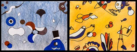 6th Grade Designs Inspired By Joan Miró In The K 8 Art Studio With