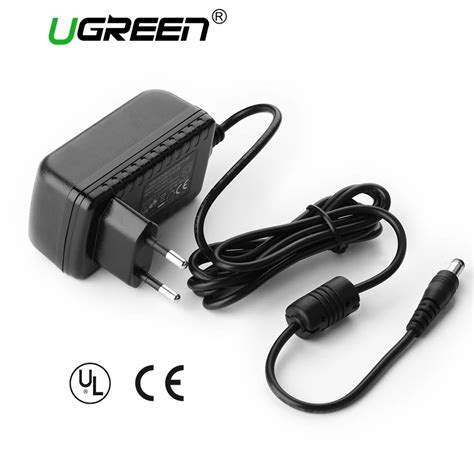 Ugreen Ac Dc Adapter Dc 12v 2a Ac 100 240v Converter Adapter Universal Wall Charger Power Supply