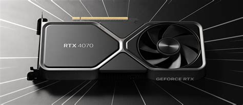 La NVIDIA GeForce RTX 4070 arrive dans les rayons à partir de 659