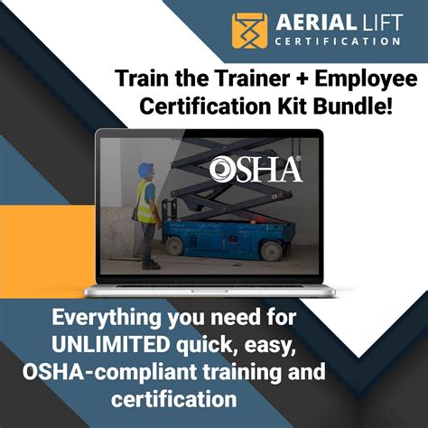 Buy Aerial Lift Certification Training Kit Osha Compliant Aerial Lift