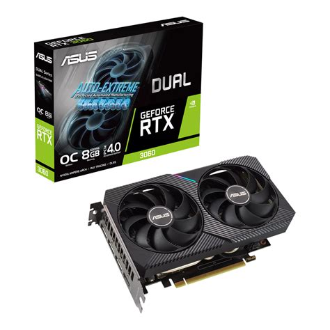 Vga การ์ดแสดงผล Asus Dual Geforce Rtx 3060 Oc Edition 8gb Gddr6 Lhr