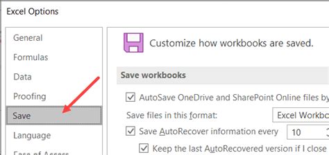 How To Turn On Autosave In Excel An Easy Guide