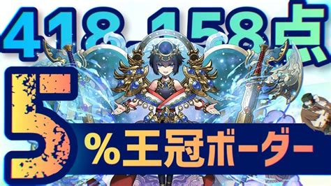 【パズドラ】ランダン〜絶仮面杯〜王冠ボーダーは418 ︎58点でした！ │ パズドラの人気動画や攻略動画まとめ パズル＆ドラゴン徹底研究