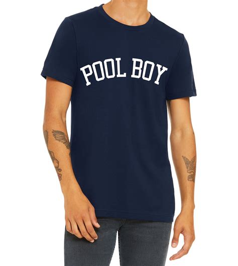 Pool Boy Tee, Pool Boy, Funny Mens Tshirt, Funny Dad Birthday, Pool ...