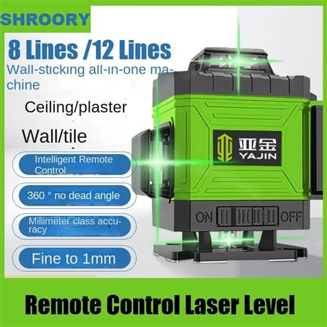 4d 16 linhas controle remoto sem fio verde azul nível laser auto