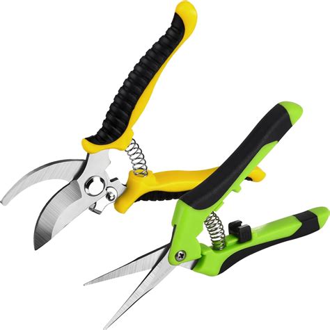 Amazon 2 Packs Garden Pruning Shears Garden Scissors Garden