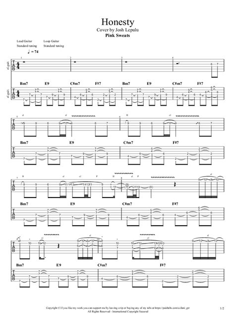 Honesty Guitar Chords