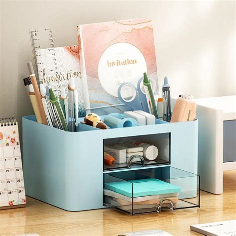 Amazon Brand Umi Multi Functional Desk Organiser With Compartments