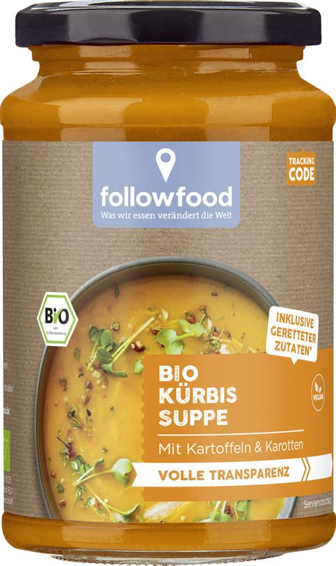 Followfood Bio K Rbissuppe Mit Karotten Und Kartoffeln Vegan Inklusive