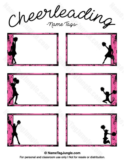 Cheerleading Templates Printable New Concept