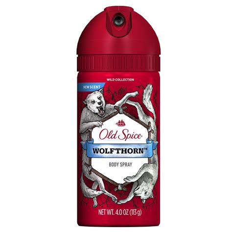 Old Spice Wild Collection Wolfthorn Scent Men S Body Spray Oz Body