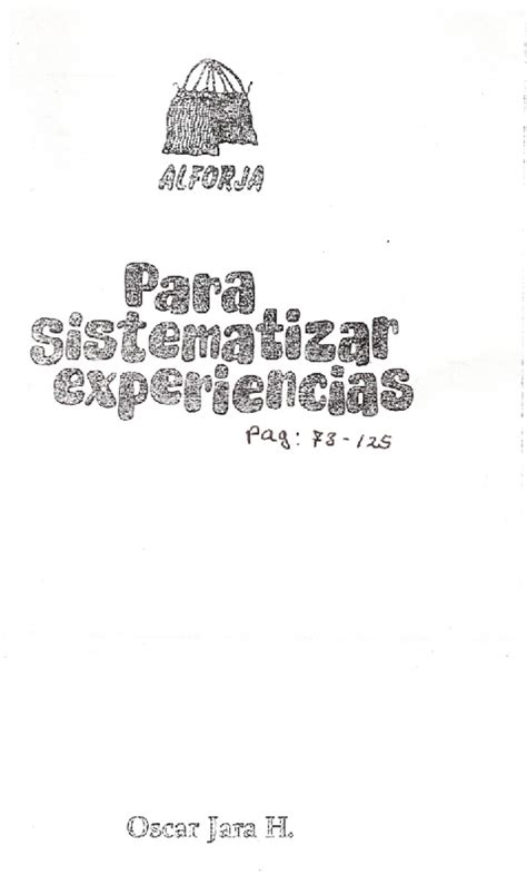 Que Es Sistematizar 6