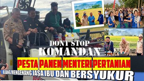 Menteri Pertanian Sentuh Kalbu Peserta Pesta Panen Di Kab Pinrang