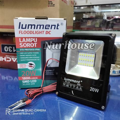 Jual Lampu Sorot Dc 12v 20 Watt Lumment Lampu Tembak 12 Volt Shopee