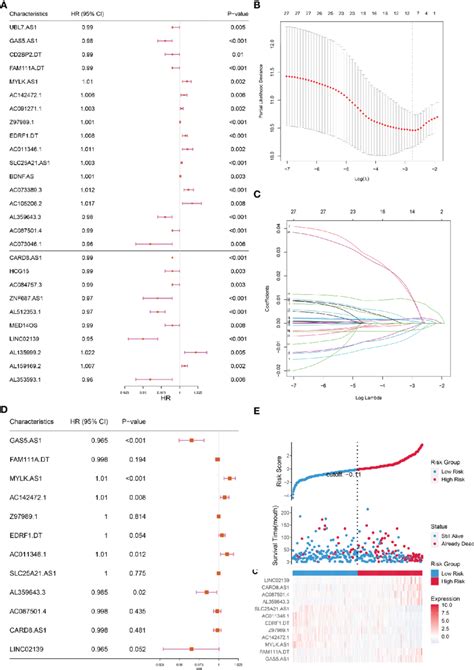 Construction Of The Prognostic Cuproptosis Related Lncrnas Signature