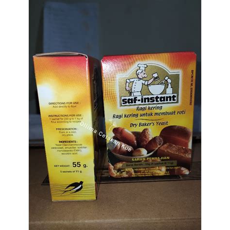 Jual Ragi Saf Instant Gold Label Box Sachet Shopee Indonesia