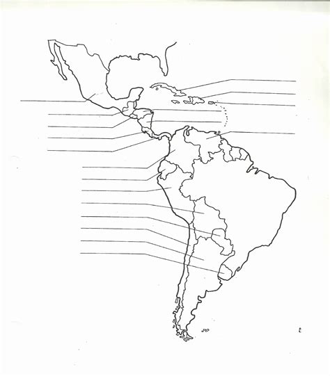 50 Spanish Speaking Countries Map Worksheet