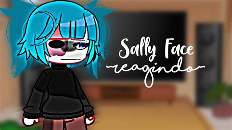 Sally Face Reagindo A Gacha Club YouTube