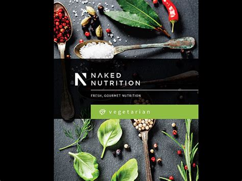 Naked Nutrition Meal Preparation Packaging Design