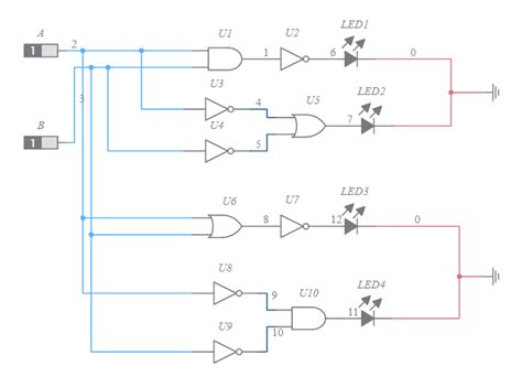 Verification Of Demorgans Theorem Multisim Live