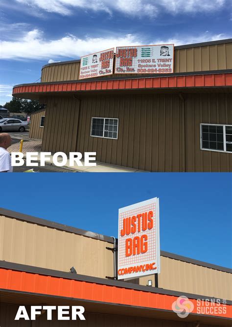 Outdoor Business Signs at Justus Bag - Signs for Success