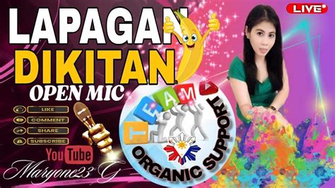 Monday Live Dikitan Support Premiere Open Mic YouTube