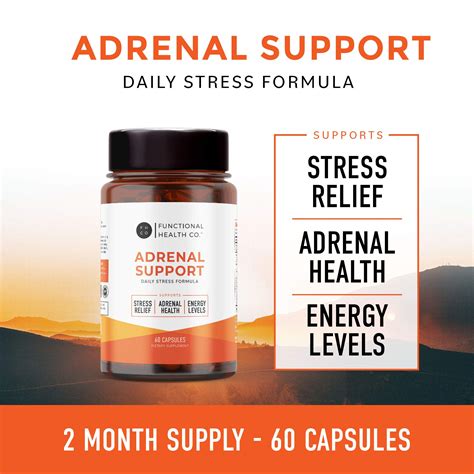 Adrenal Support And Cortisol Manager Natural Adrenal Health With Ashwagandha Extract Rhodiola